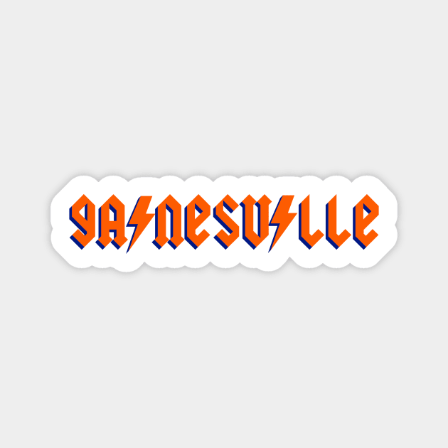 Gainesville lightning bolt Sticker by Rpadnis